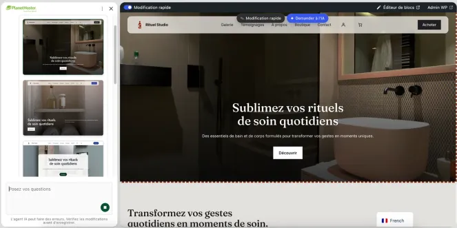 Explorez les propositions